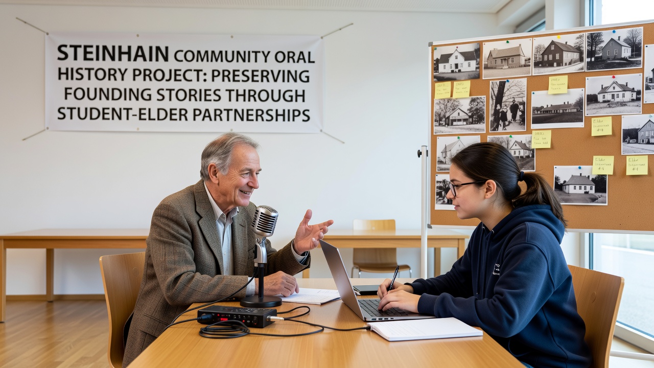 Community Partnerships Preserve Steinhain's Founding Narratives Through Student-Elder Oral History Projects